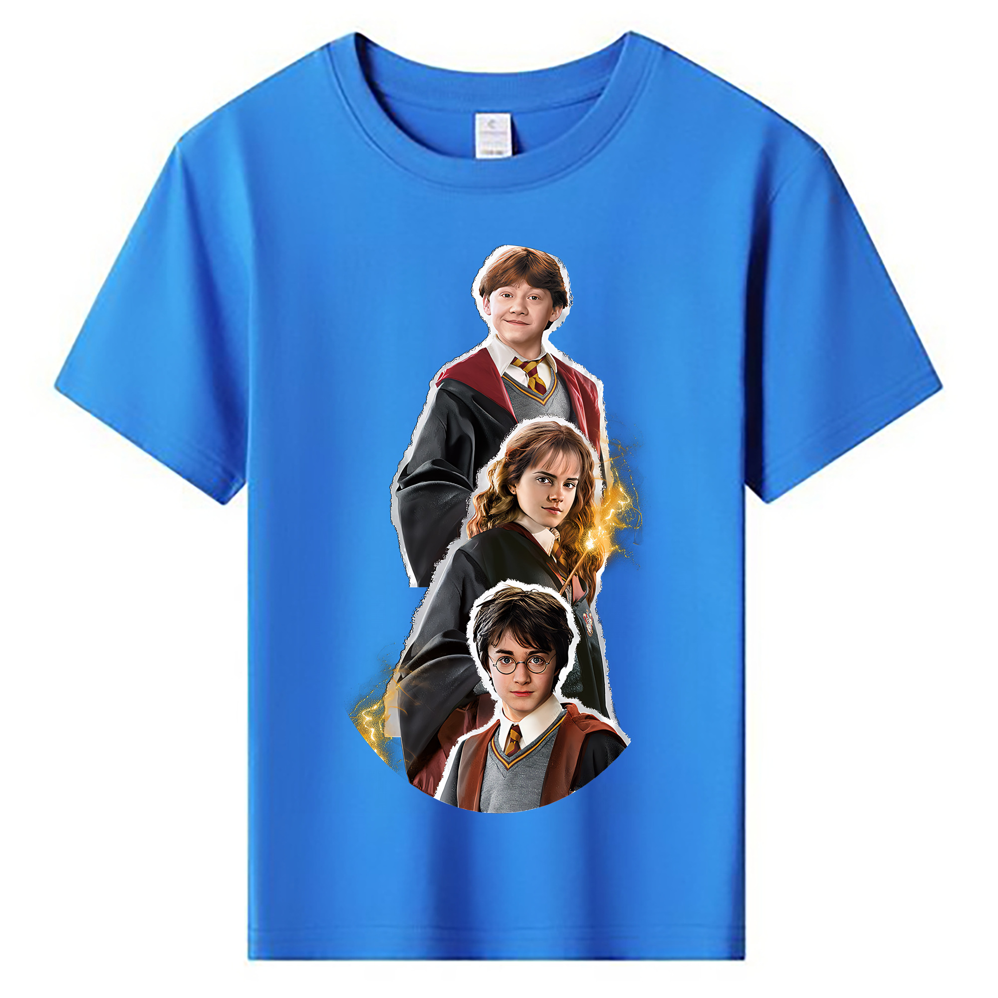 （画像用） Harry Potter ハリー・ポッターシリーズ 綿100％キッズTシャツ（フロントプリント）